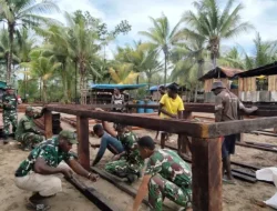 Pembangunan Rumah Terus Digenjot, Satgas TMMD Kodim 1710/Mimika Kejar Target Penyelesaian