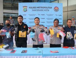 Kapolres Metro Tangerang Kota Rilis Hasil Operasi 3C, Puluhan Pelaku Kejahatan Jalanan Ditangkap