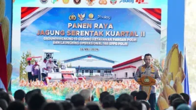 Panen Raya di Tuban, Presiden Prabowo Apresiasi Peran Polri Wujudkan Ketahanan Pangan Nasional