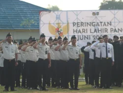 Upacara Hari Lahir Pancasila Di Lapas Kelas IIA Cilegon Berlangsung Khidmat, Tanamkan Semangat Nasionalisme