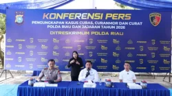 Polda Riau Bongkar Begal Sadis dan Sindikat Curanmor, 18 Kendaraan Hasil Kejahatan Diamankan
