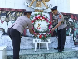 Kapolres Bulukumba Pimpin Upacara Ziarah dan Tabur Bunga di TMP Taccorong