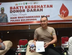 Sambut Hari Bhayangkara ke-80 Tahun, Polres Bulukumba Gelar Donor Darah, 59 Kantong Terkumpul