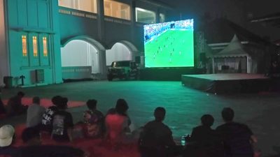 Seru dan Penuh Kebersamaan! Ratusan Warga Nobar Piala Dunia 2026 Bersama Kodim 0509/Kabupaten Bekasi