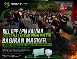 KILL DPP LPM Kalbar Bersama Laskar Puan Melayu Bagikan Masker, Wujud Solidaritas Hadapi Ancaman Karhutla