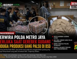Perwira Polda Metro Jaya Terluka Saat Gerebek Gudang Diduga Produksi Uang Palsu di BSD