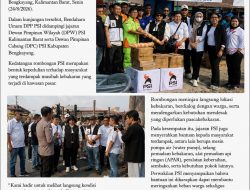 Bendahara Umum DPP PSI Turun Langsung Tinjau Pascakebakaran Pasar Sungai Duri, Salurkan Bantuan