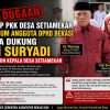 Diduga Ketua TP PKK Desa Setiamekar Yang Juga Sebagai Oknum Anggota DPRD Bekasi Beri Dukungan kepada Bakal Calon Kades