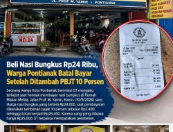 Warga Pontianak Batal Beli Nasi Bungkus, Uang Rp25 Ribu Tak Cukup Bayar Rp26.400