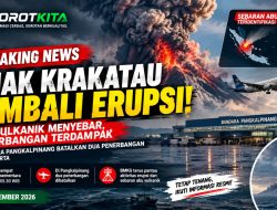 ANAK KRAKATAU KEMBALI ERUPSI! Abu Vulkanik Ganggu Penerbangan, Pangkalpinang Batalkan Dua Penerbangan ke Jakarta