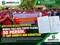 Warga Tiga Desa Tuntut Plasma 30 Persen, PT SNIP Diminta Beri Kepastian