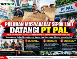 Puluhan Masyarakat Sepok Laut Datangi PT PAL