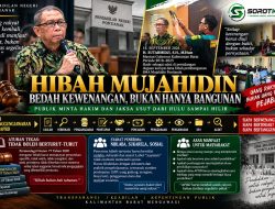 Hibah Mujahidin: Publik Minta Hakim Dan Jaksa Bedah Siapa Yang Berwenang, Bukan Hanya Siapa Yang Mengerjakan