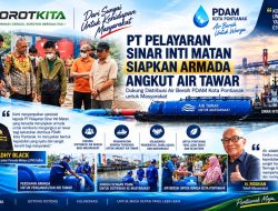 PT Pelayaran Sinar Inti Matan Siapkan Armada Angkut Air Tawar, Dukung Distribusi Air Bersih PDAM Kota Pontianak
