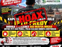 Klarifikasi Dan Ralat Pemberitaan Terkait Pemberitaan “Kapolsek Mempawah Hulu Iptu Fredy Diduga Mafia Migas Untuk Peti Dan Pungli”