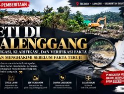 PETI Malenggang Jadi Polemik, Warga Dorong Penegakan Hukum Berbasis Bukti dan Fakta