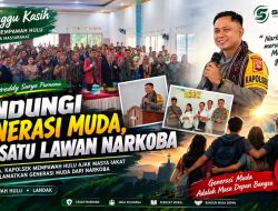 Dari Gereja, Kapolsek Mempawah Hulu Iptu Freddy Surya Purnama, S.H., M.H., Ajak Masyarakat Bersatu Selamatkan Generasi Muda dari Narkoba